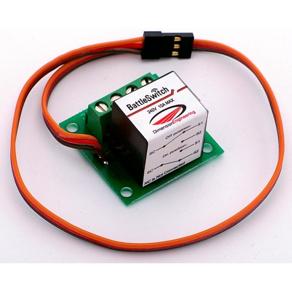 Реле с управлением по радио - BattleSwitch radio controlled 10A relay