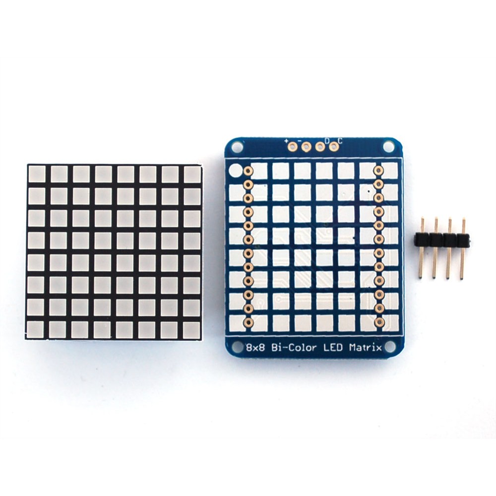 Adafruit Bicolor LED квадратная матрица с I2C Backpack Оригинал