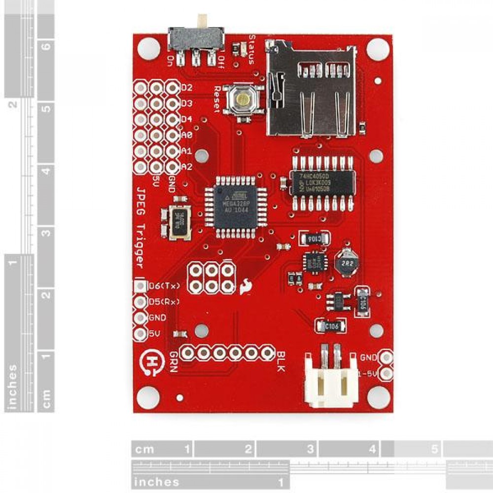 JPEG Trigger для для камер Arduino с ATmega328