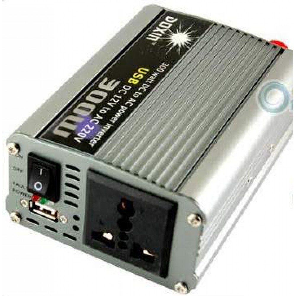 Инвертор DC 12V - AC 220V 300W к солнечная батарея