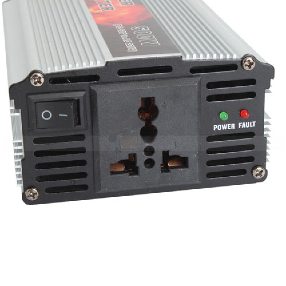 Инвертор DC 12V - AC 220V 500W к солнечная батарея