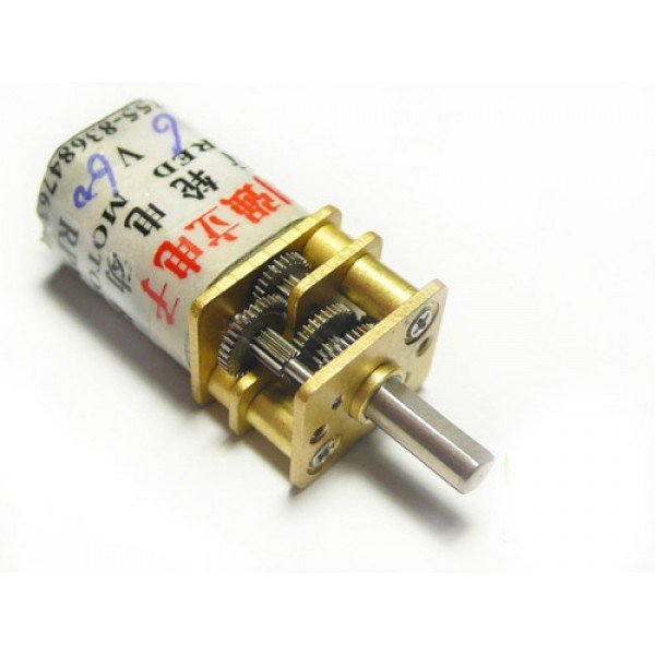 Micro мотор редуктор p12 6V 60RPM для Arduino