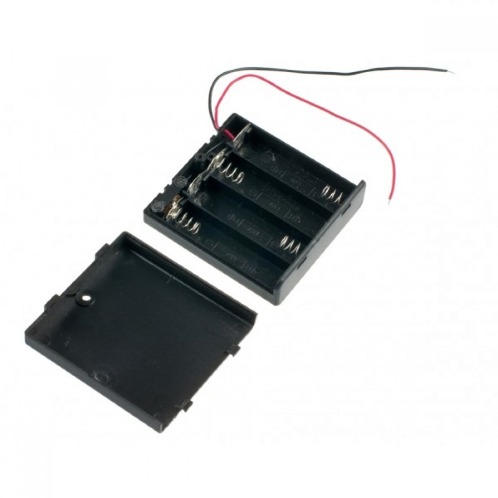 4xAA Держатель батареи с крышкой для Arduino