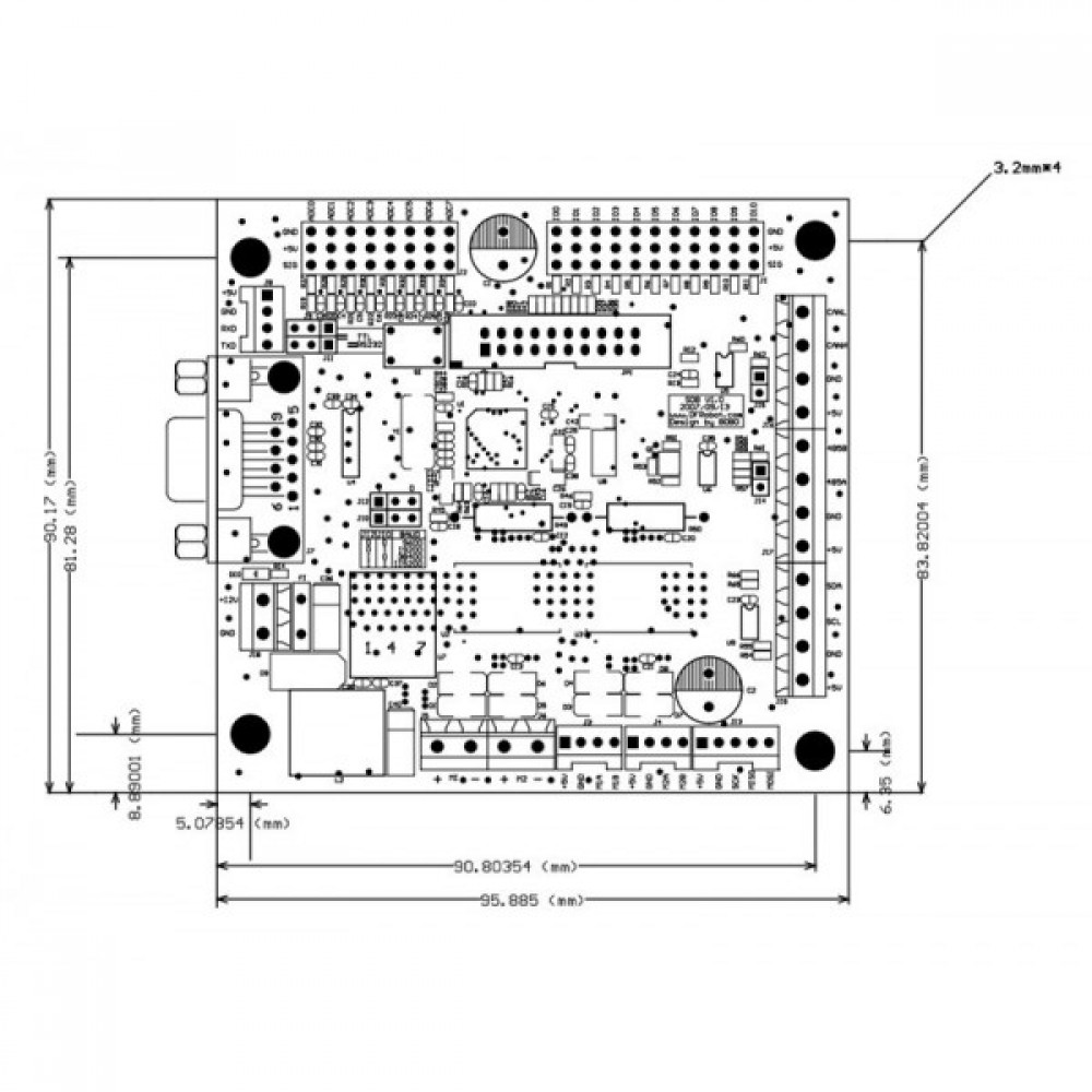 Плата Sensor / Motor Drive Board Cortex M3 CPU