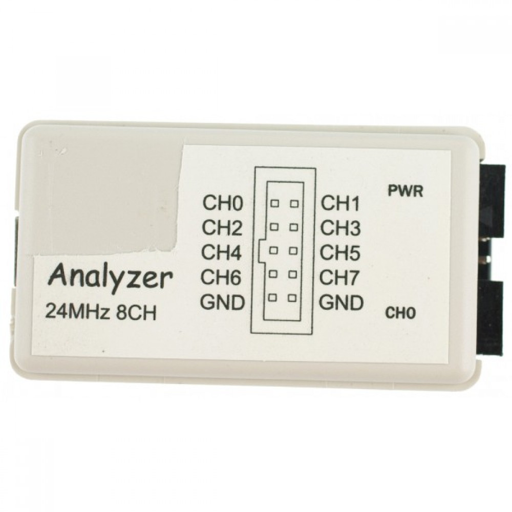 Анализатор 24Mhz 8-канальный (Saleae Logic Compatible)