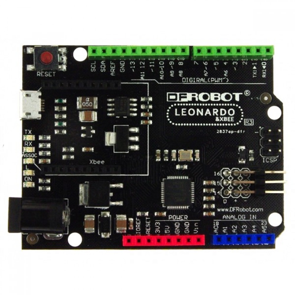 Leonardo + Xbee socket