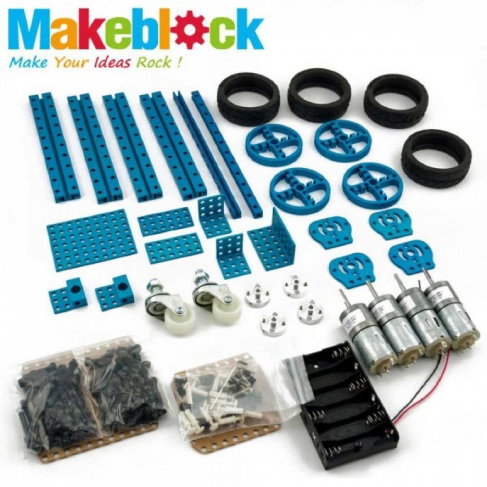 Платформа Makeblock 4WD Robot Kit – синяя