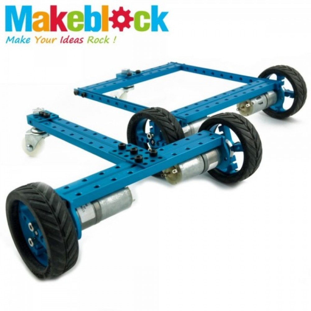 Платформа Makeblock 4WD Robot Kit – синяя