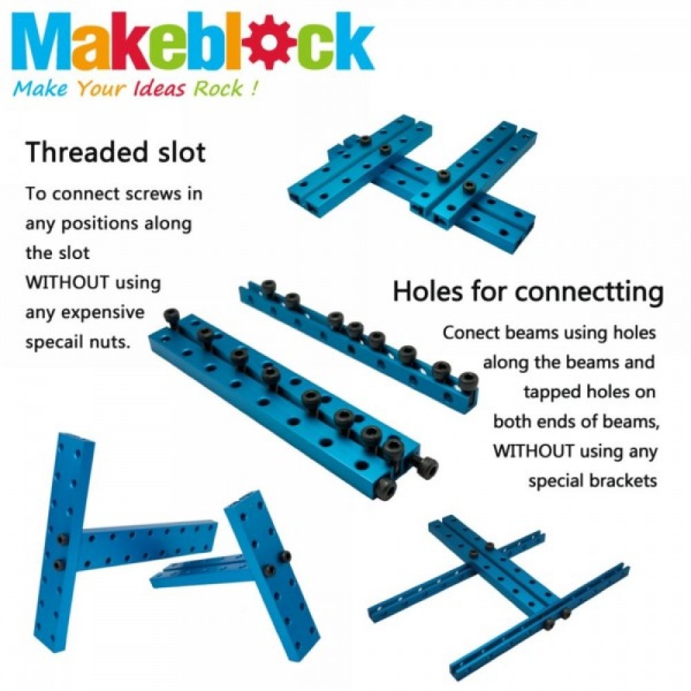 Платформа Makeblock 4WD Robot Kit – синяя