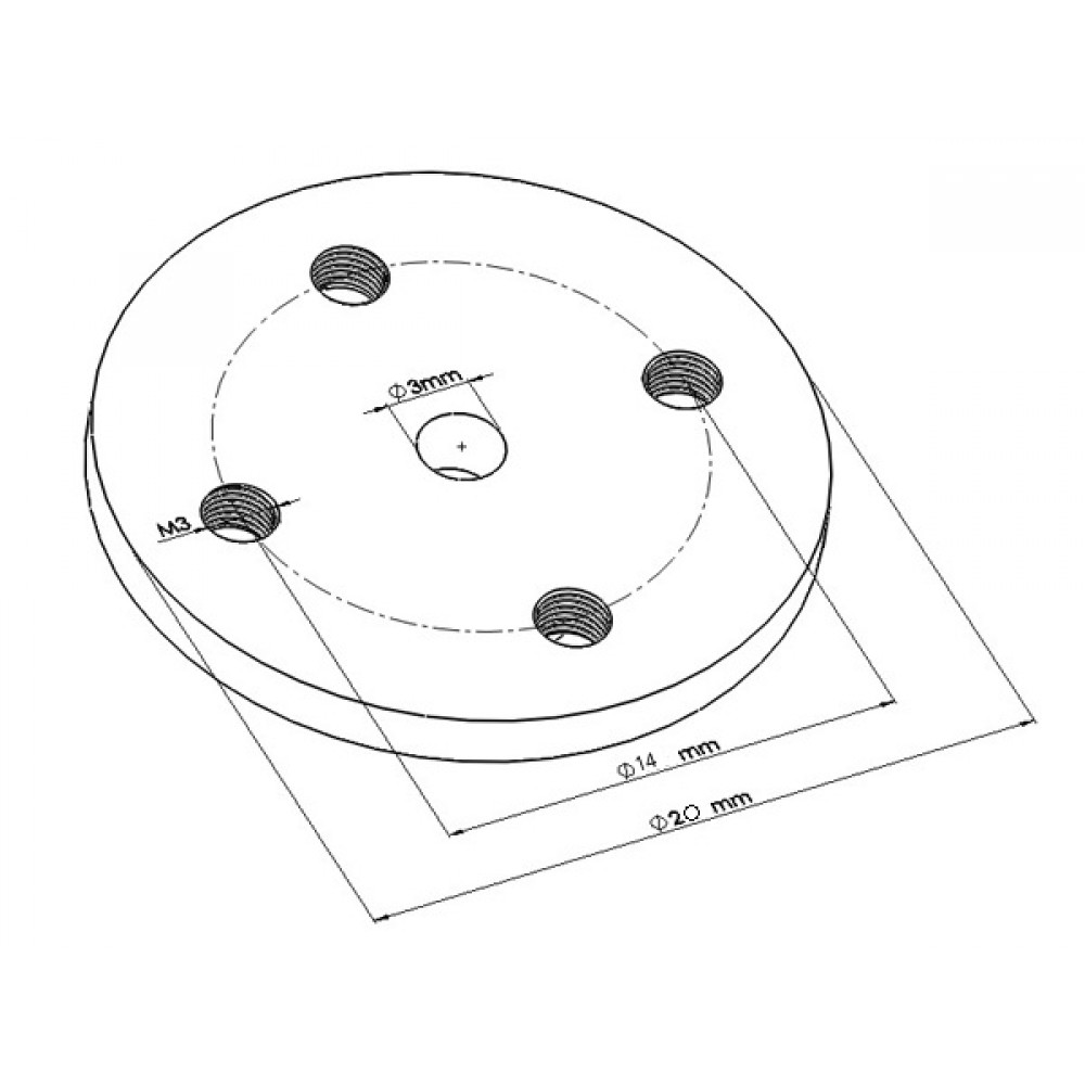 Metal Servo Horn для Arduino