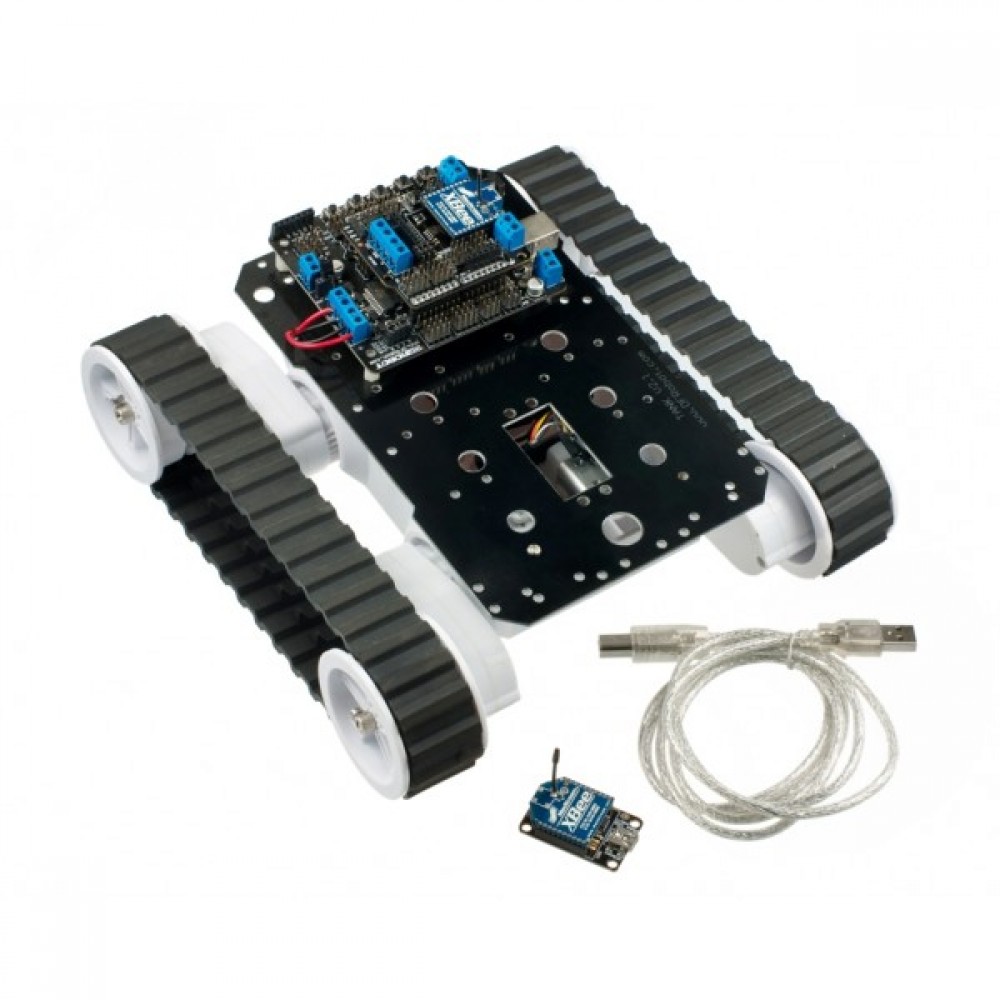 Мобильная платформа Rover 5 Tank Kit (Powered by Romeo and Xbee)