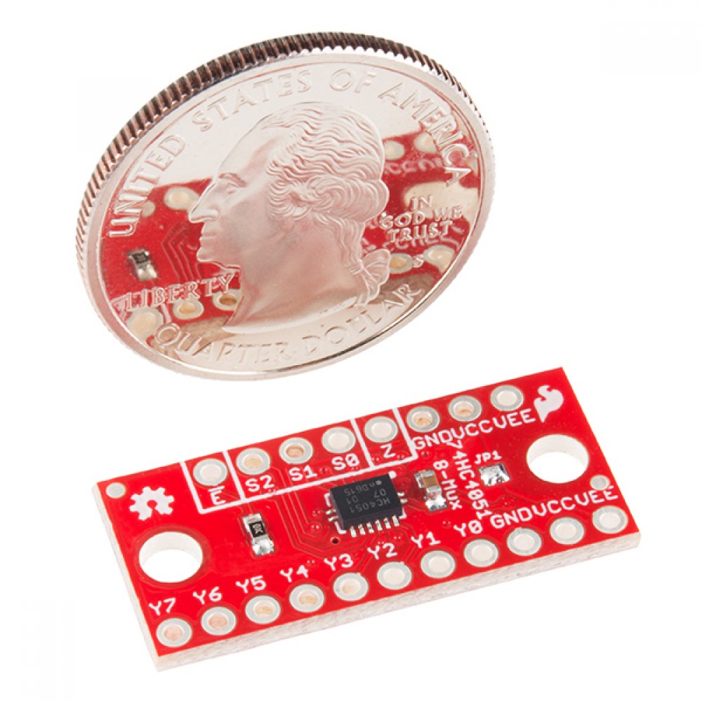 Multiplexer Breakout - 8-канальный переходник (74HC4051)