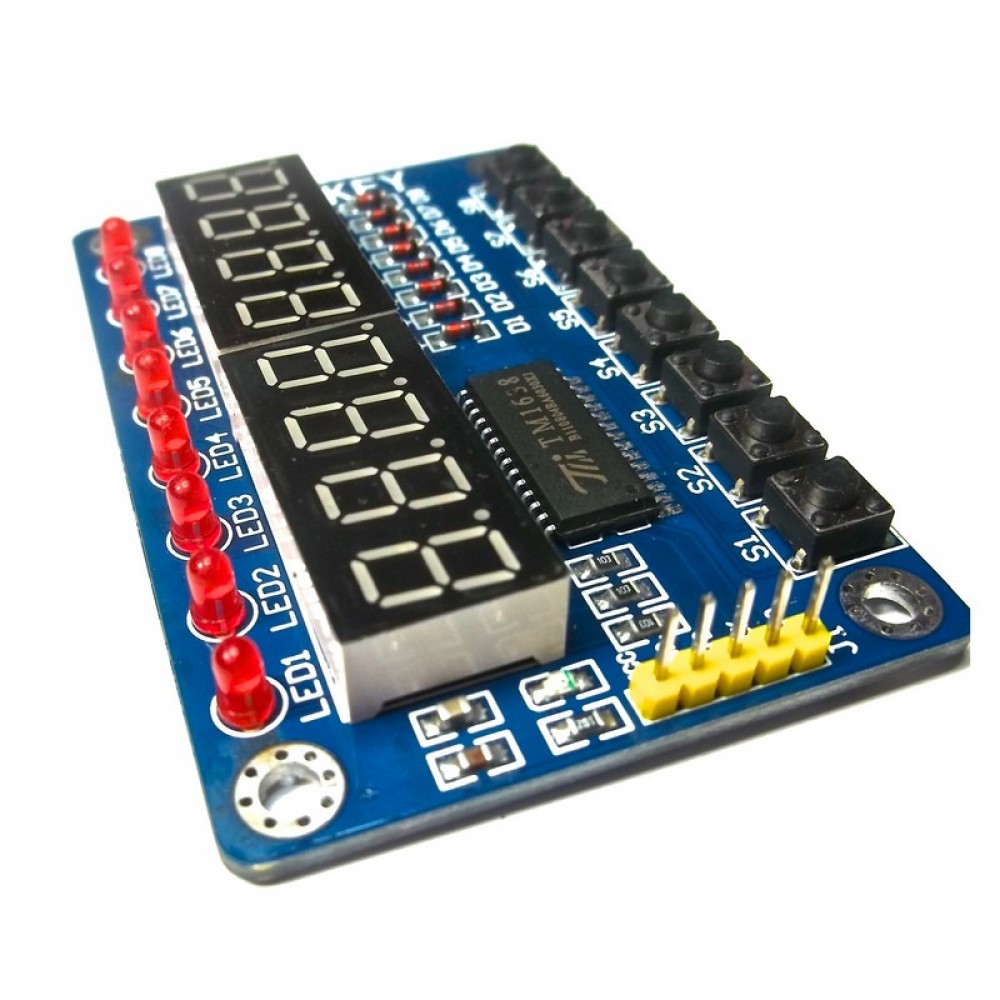 TM1638 Модуль клавиатуры и светодиодной индикации LED&KEY