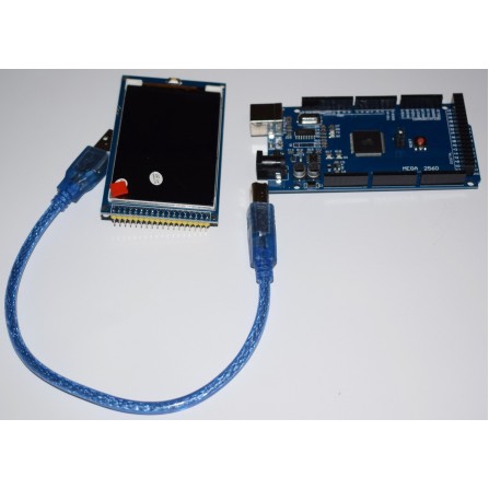 3.2 дюймовый TFT LCD экран + Arduino MEGA 2560 R3