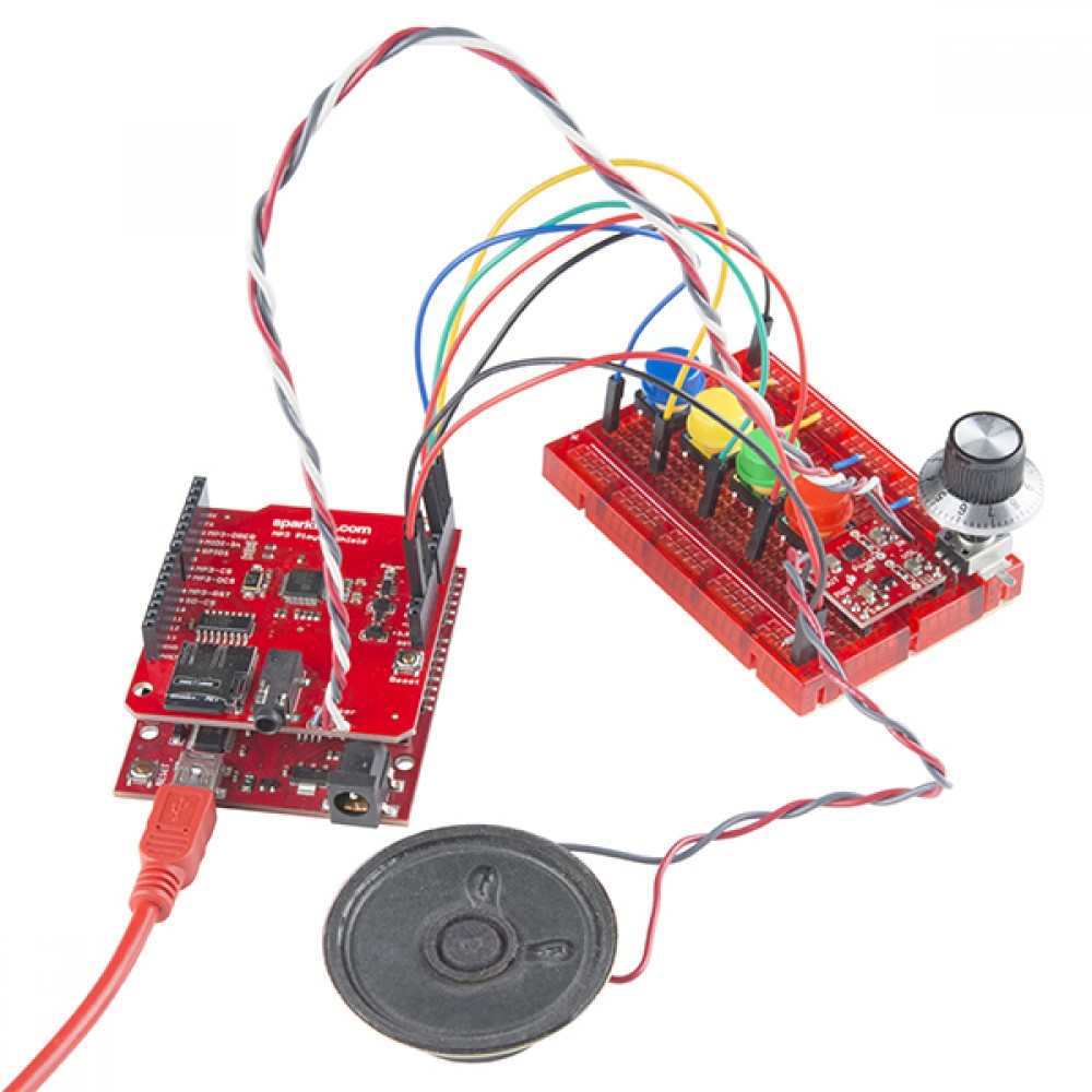 Шилд MP3 Player Shield c разъемом под SD-карту