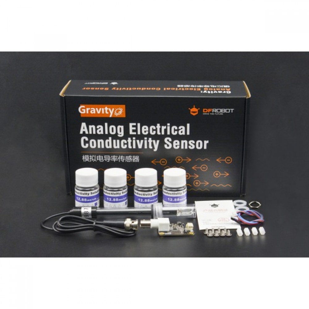 Gravity: Датчик электропроводности «Analog Electrical Conductivity Sensor / Meter(K=10)»