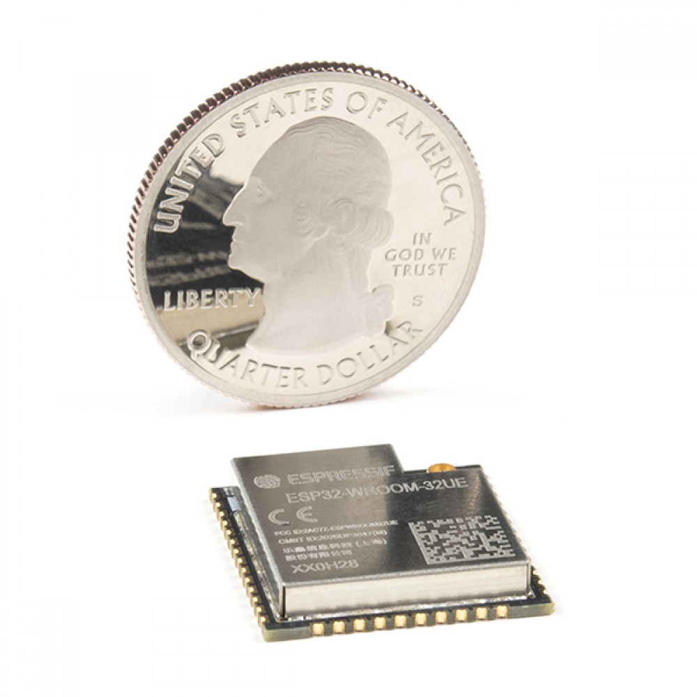 Модуль ESP32 WROOM MCU - 16 МБ (с разъёмом U.FL)