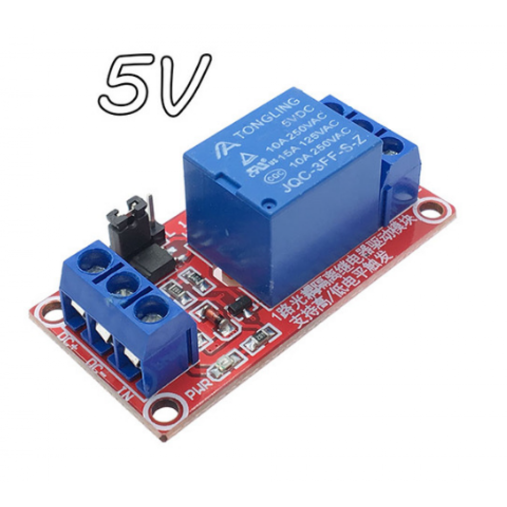 Модуль реле одноканальный 5V и 12V